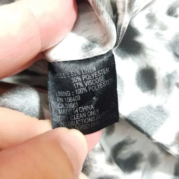 Tahari Arthur Levine linen blend blazer jacket 4 - Picture 11 of 11